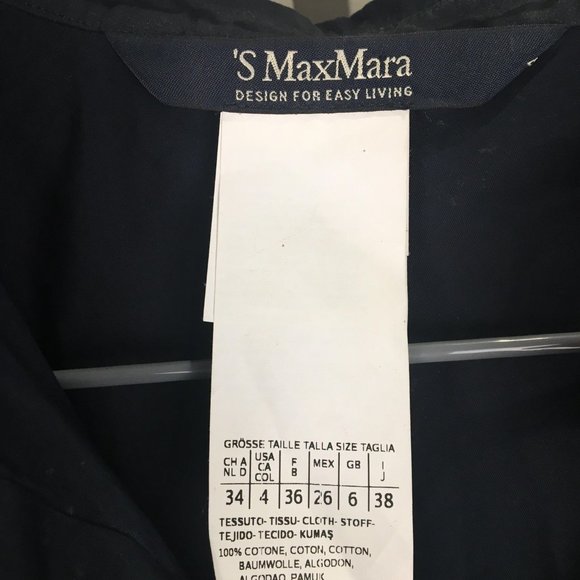 MaxMara dress in dark navy blue - Picture 2 of 3